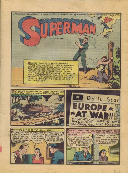 Superman, November 1974 - first page