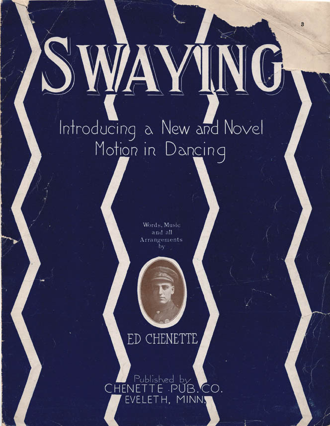 SWAYING – Ed Chenette, 1921 Sheet Music