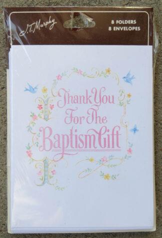 Thank You For The Baptism Gift