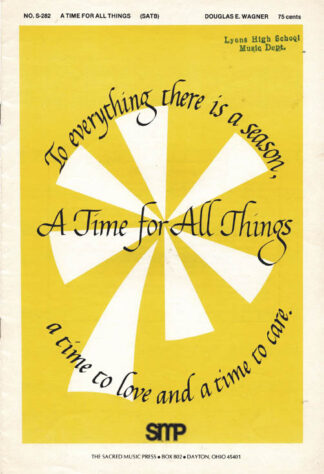 A Time For All Things