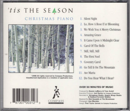 'Tis The Season: Christmas Piano (back)