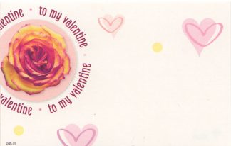 To My Valentine - rose & hearts