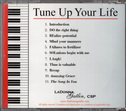 Tune Up Your Life (back)
