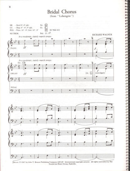 Wedding Music, Volume 1 (page)